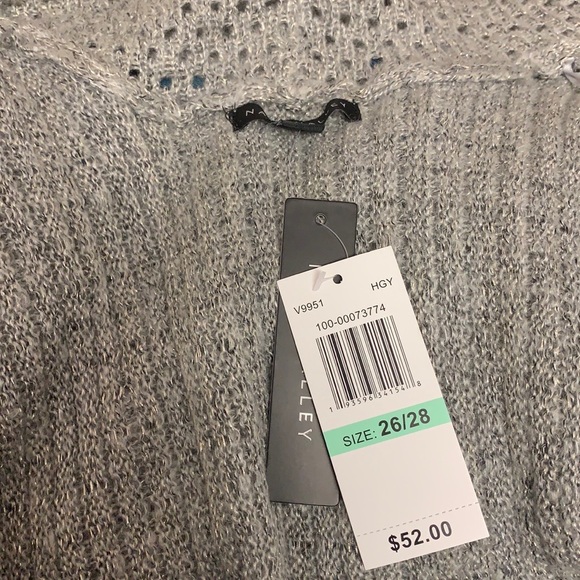 Long sleeve Glitter Cardigan 4x - Picture 3 of 10